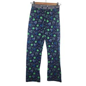 George Hoop Dreams Basketball Print Pajama Bottoms Boys Large 10-12